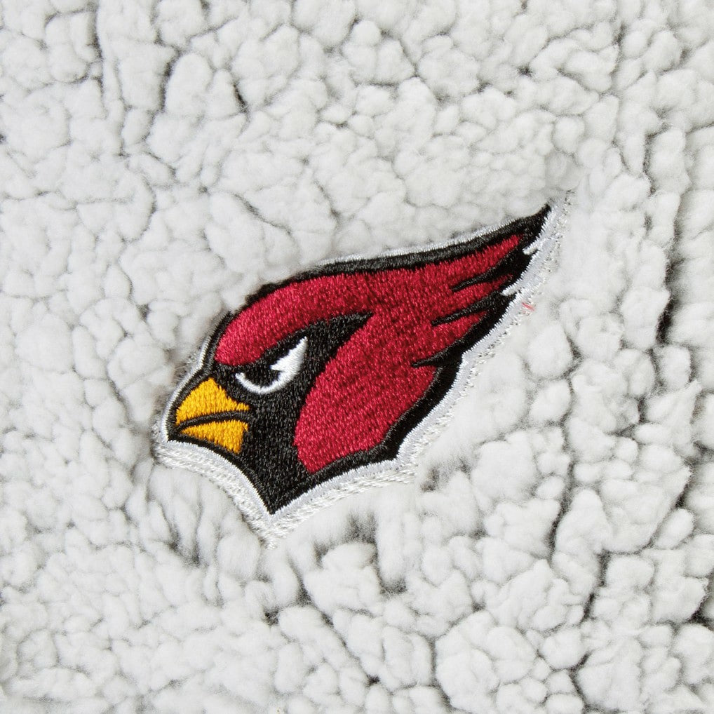 G-III 4Her by Carl Banks Women's Sherpa Quarter-Zip Pullover Jacket - Arizona Cardinals