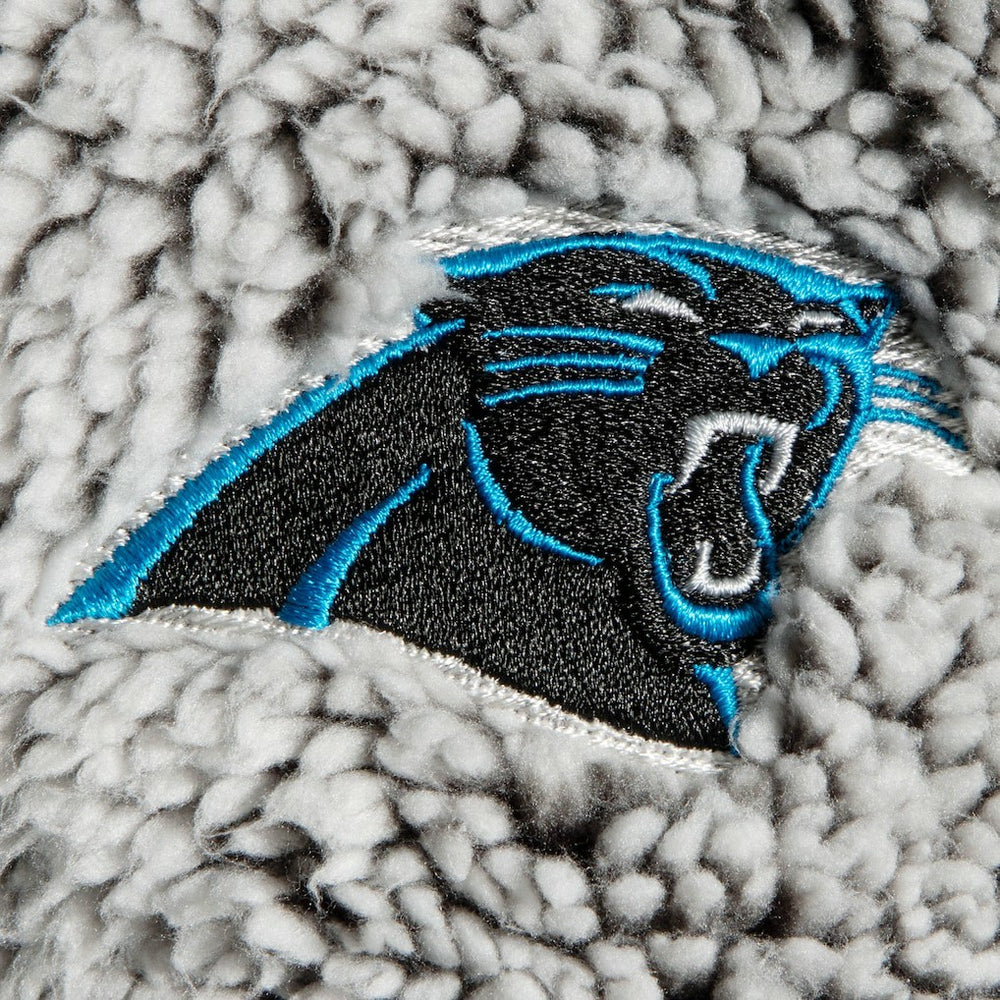 G-III 4Her by Carl Banks Women's Sherpa Quarter-Zip Pullover Jacket - Carolina Panthers