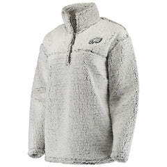 Women's Sherpa Quarter-Zip Pullover Jacket - Philadelphia Eagles