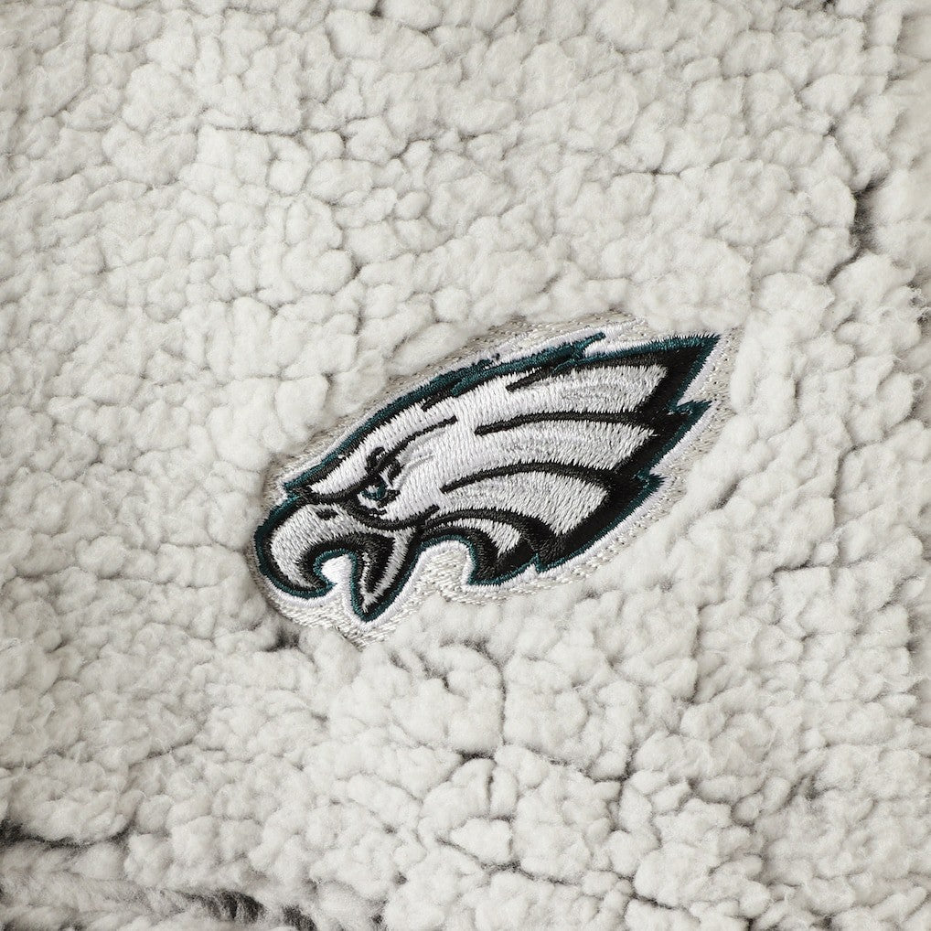 Women's Sherpa Quarter-Zip Pullover Jacket - Philadelphia Eagles