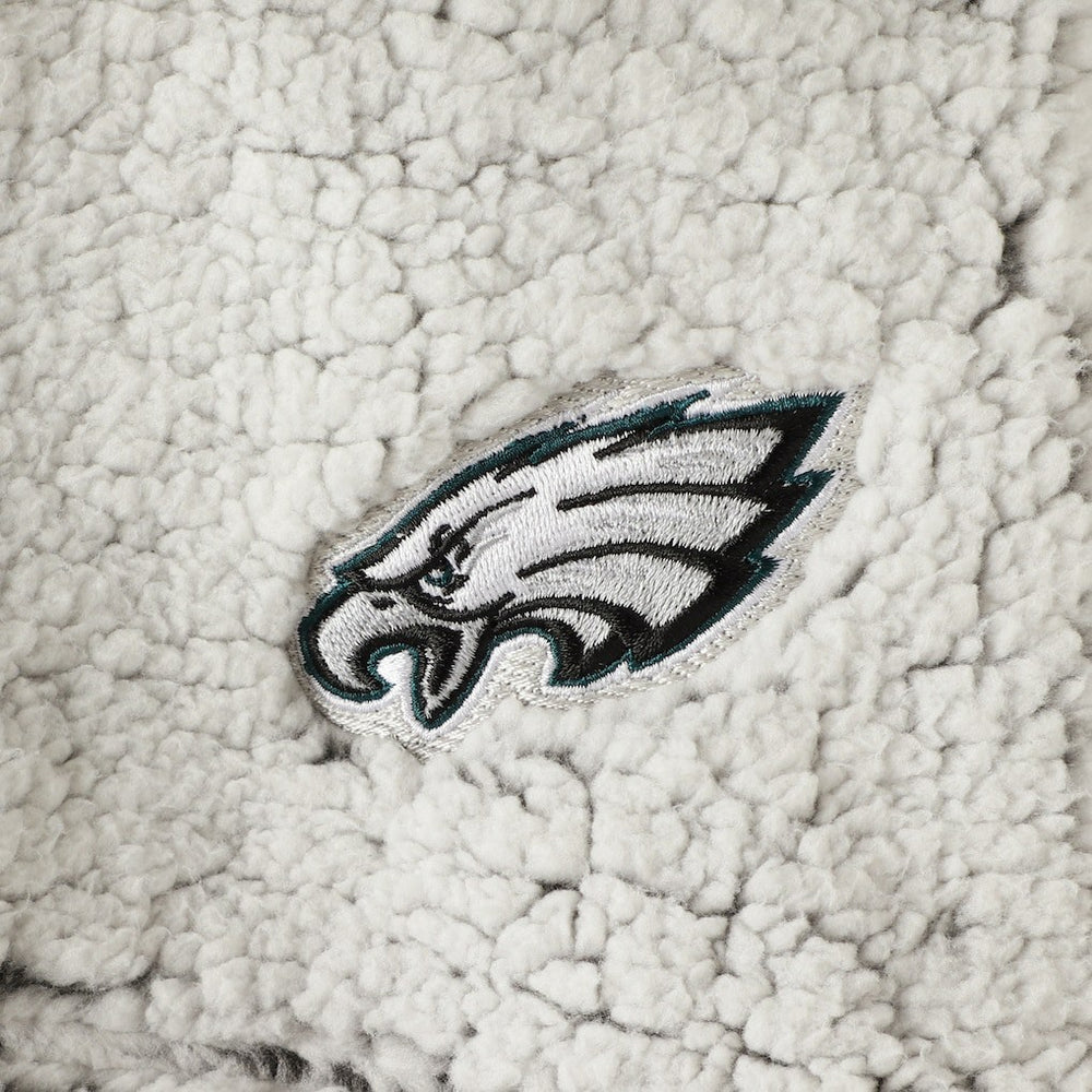 Women's Sherpa Quarter-Zip Pullover Jacket - Philadelphia Eagles