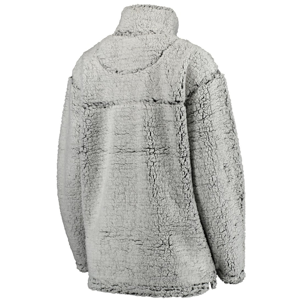 Women's Sherpa Quarter-Zip Pullover Jacket - Detroit Lions