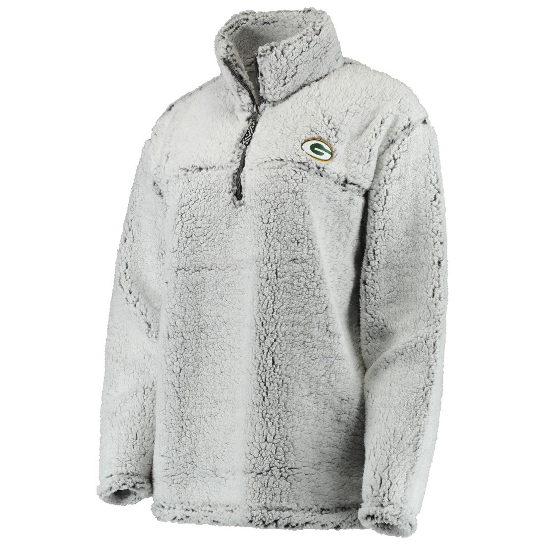 Women's Sherpa Quarter-Zip Pullover Jacket - Green Bay Packers