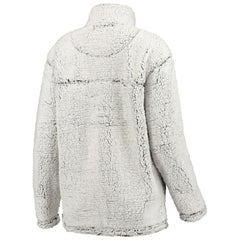 G-III 4Her by Carl Banks Women's Sherpa Quarter-Zip Pullover Jacket - Baltimore Ravens