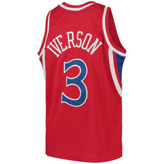 NBA Allen Iverson Philadelphia 76ers Youth 1996/97 Hardwood Classics Swingman Throwback Jersey