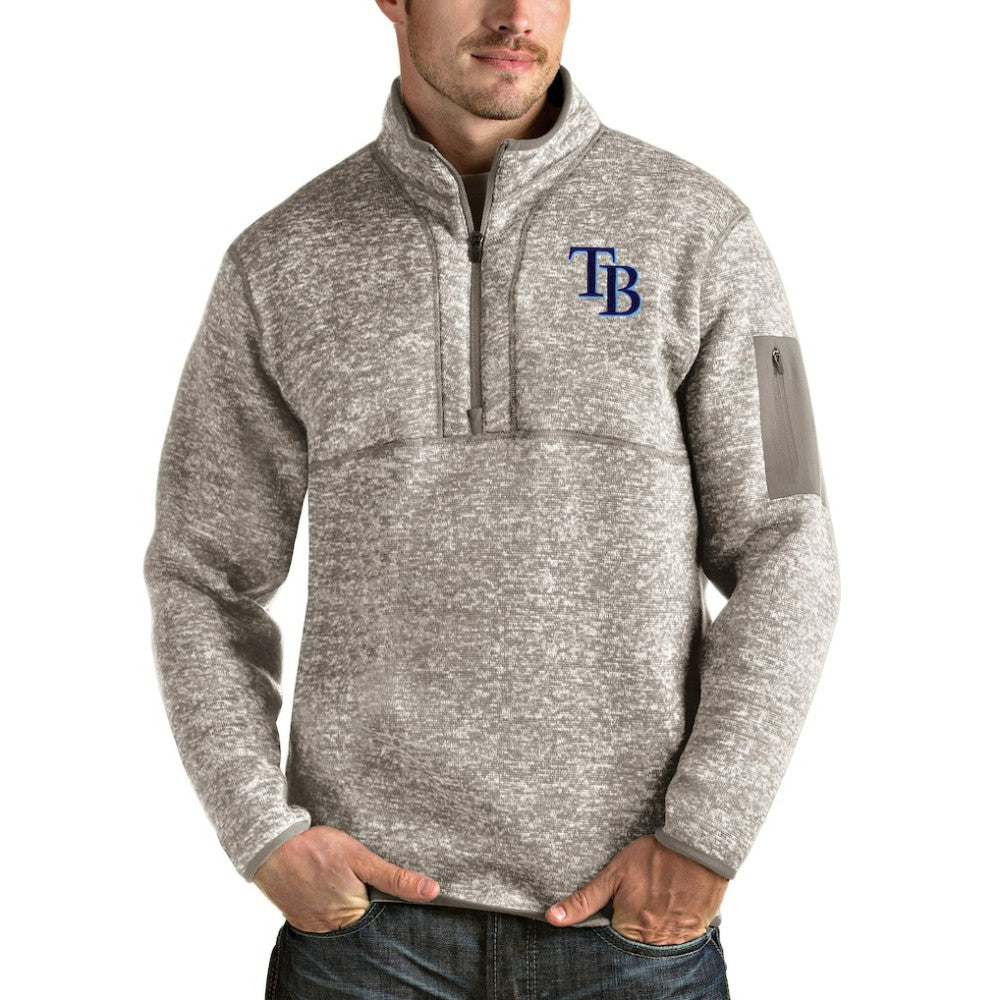 MLB Tampa Bay Rays Antigua Fortune Quarter-Zip Pullover Jacket