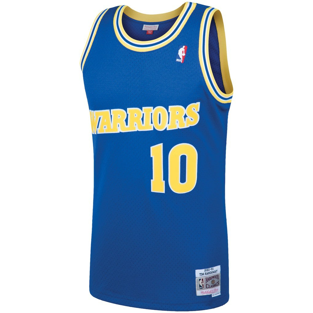 NBA Tim Hardaway Golden State Warriors 1990/91 Hardwood Classics Swingman Jersey sale