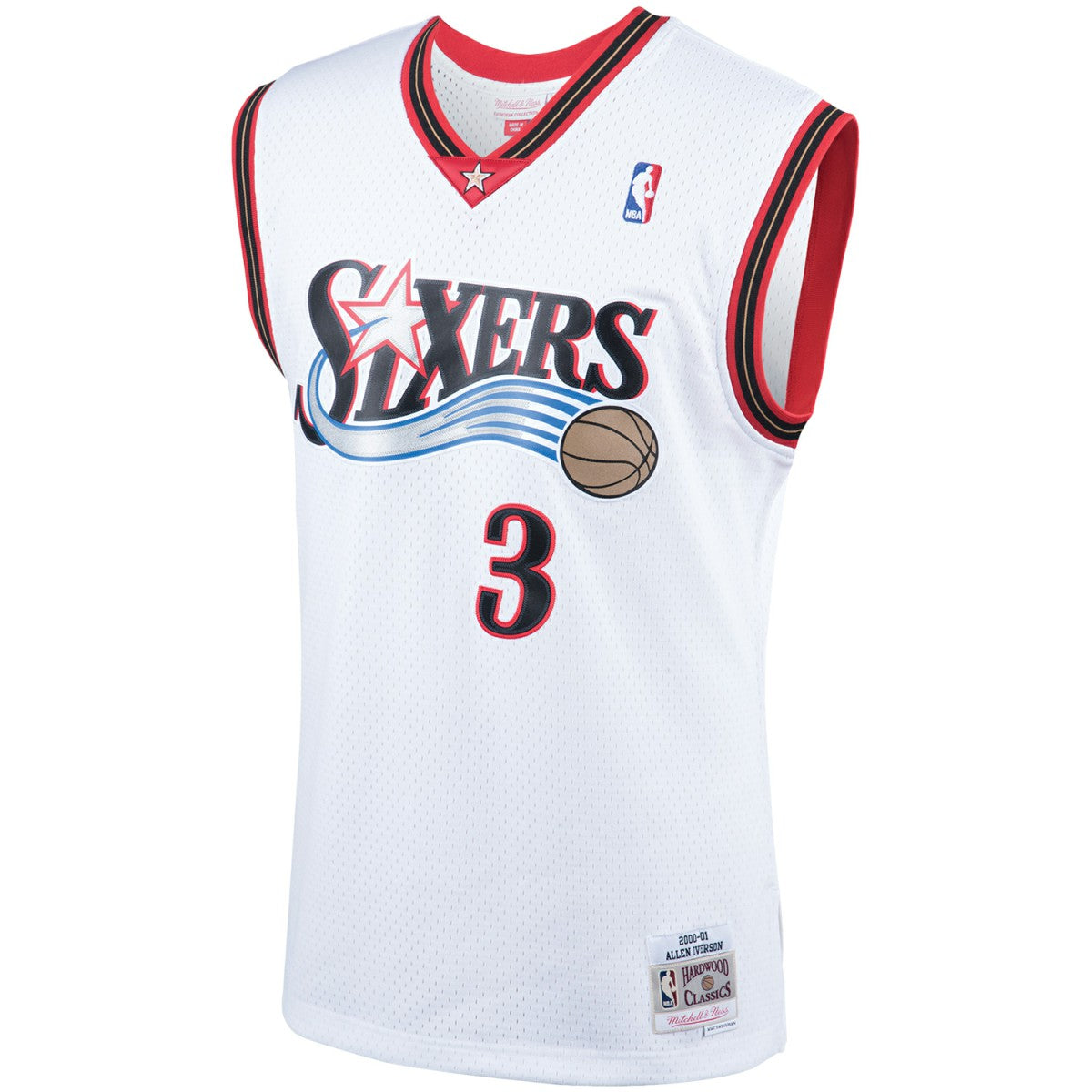 NBA Allen Iverson Philadelphia 76ers Hardwood Classics Swingman Jersey