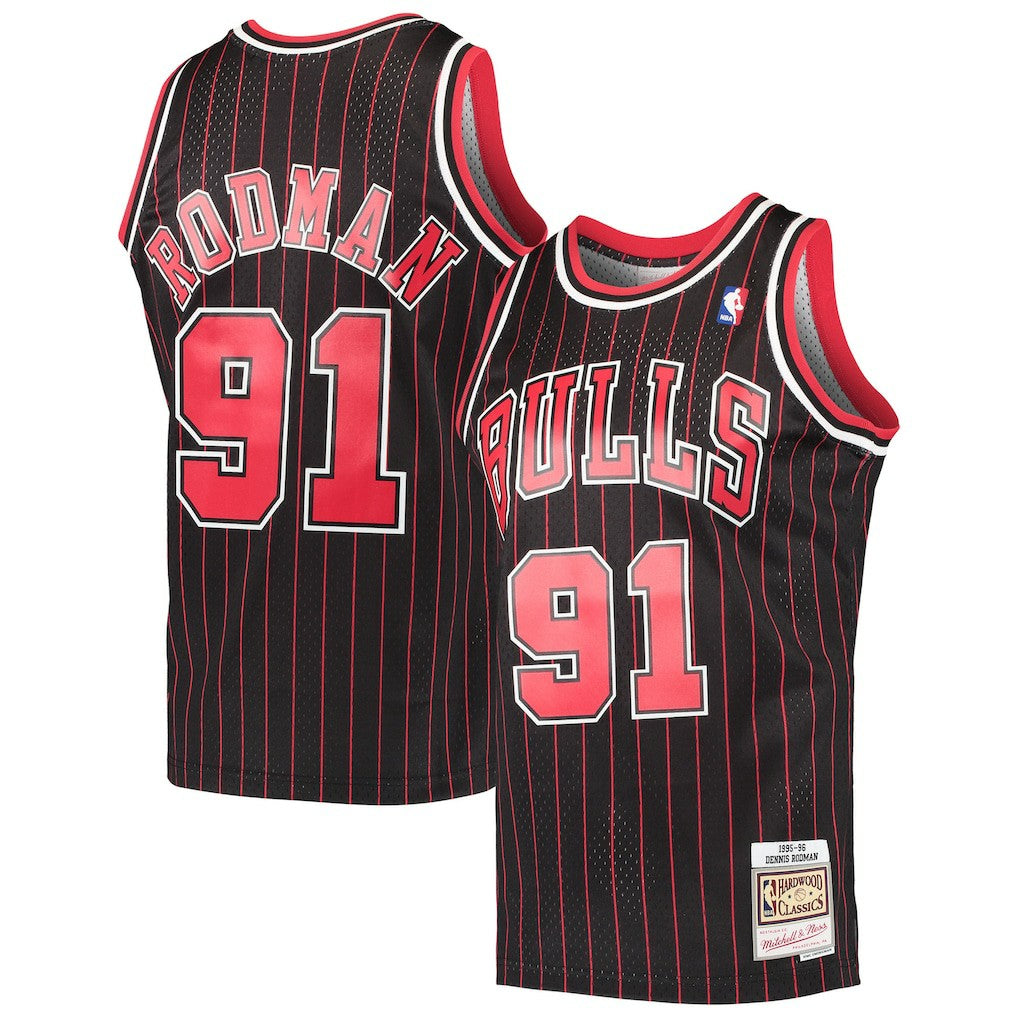 NBA Dennis Rodman Chicago Bulls Hardwood Classics Swingman Jersey sale