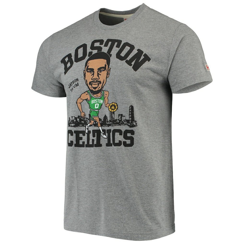 NBA Jayson Tatum Boston Celtics Caricature Tri-Blend T-Shirt