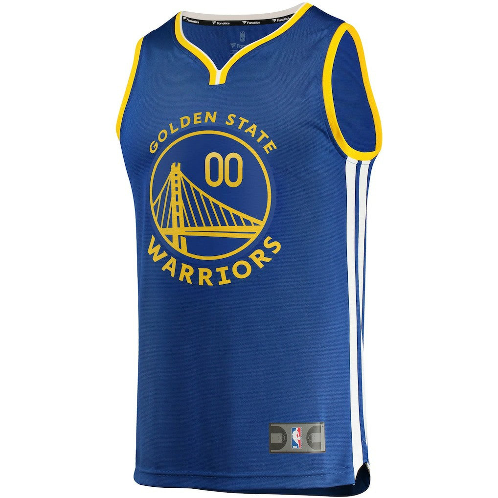 NBA Golden State Warriors Fast Break Custom Replica Jersey Royal sale