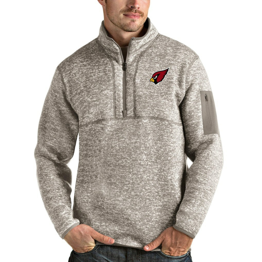 Antigua Fortune Quarter-Zip Pullover Jacket - Arizona Cardinals
