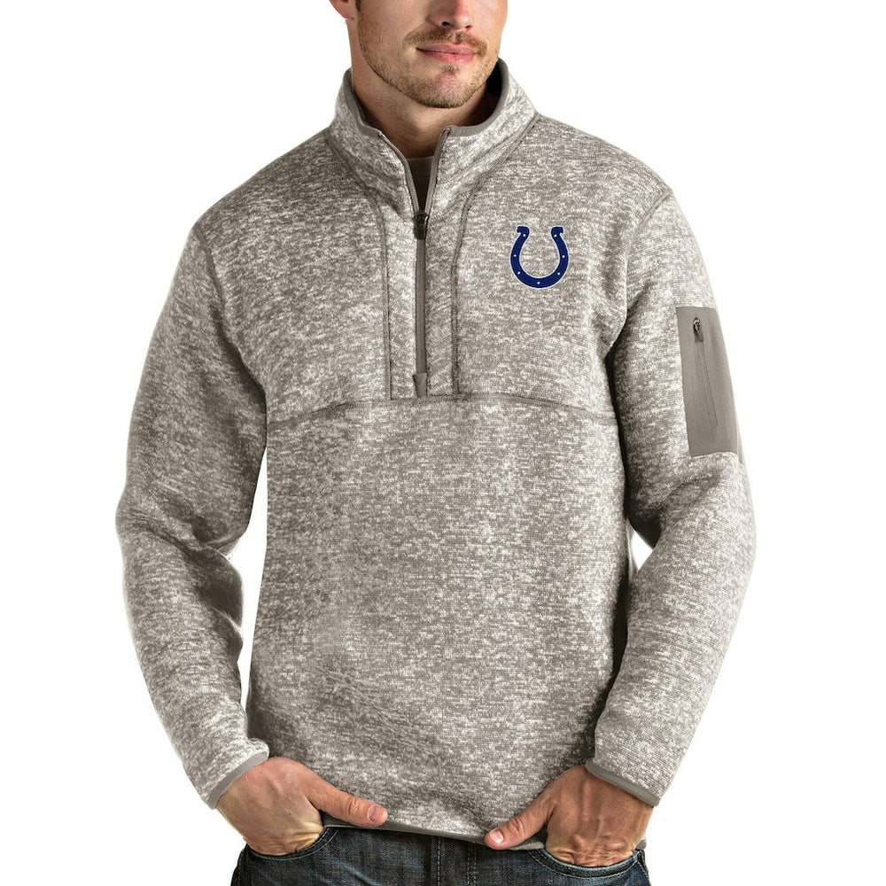 Antigua Fortune Quarter-Zip Pullover Jacket - Indianapolis Colts