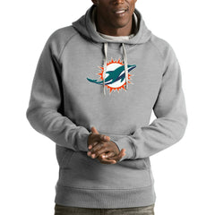 Antigua Victory Pullover Hoodie - Miami Dolphins