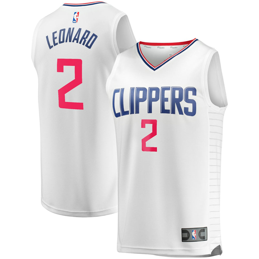 NBA Kawhi Leonard LA Clippers Fast Break Replica Player Jersey