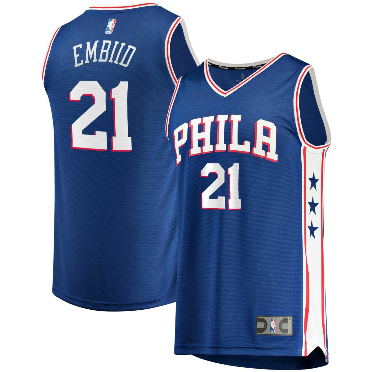 NBA Joel Embiid Philadelphia 76ers Fast Break Replica Player Jersey