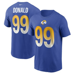 Aaron Donald  Name & Number T-Shirt - Los Angeles Rams
