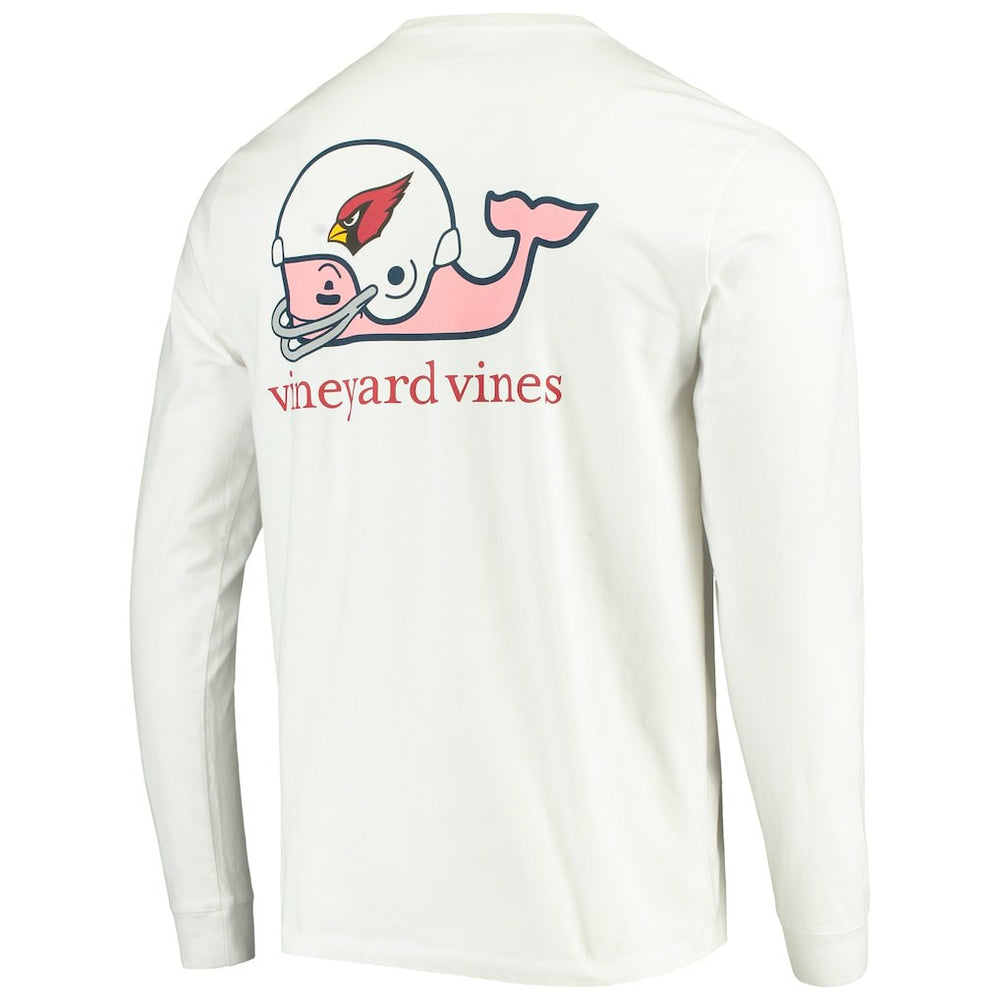Vineyard Vines Whale Helmet Long Sleeve T-Shirt - Arizona Cardinals