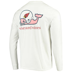 Vineyard Vines Whale Helmet Long Sleeve T-Shirt - Arizona Cardinals