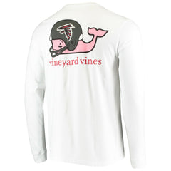 Vineyard Vines Whale Helmet Long Sleeve T-Shirt - Atlanta Falcons