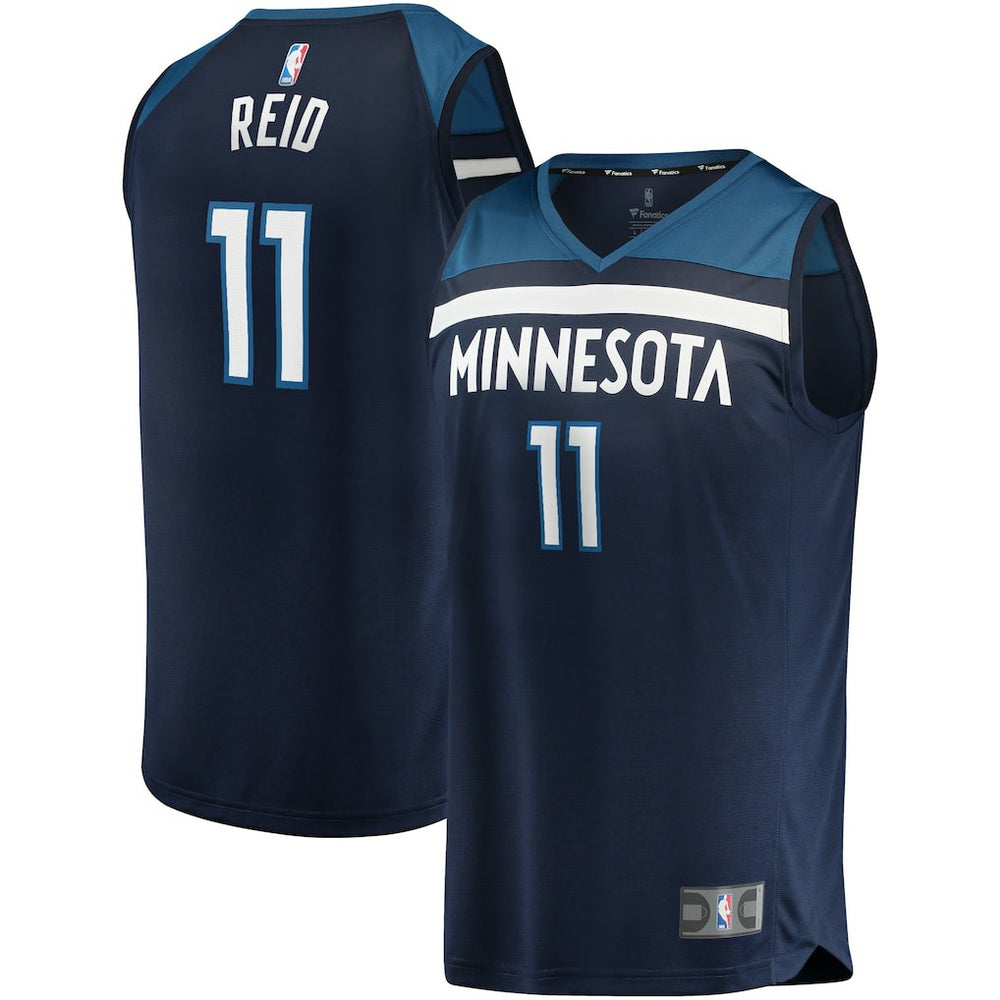 NBA Naz Reid Minnesota Timberwolves Fast Break Replica Jersey Navy