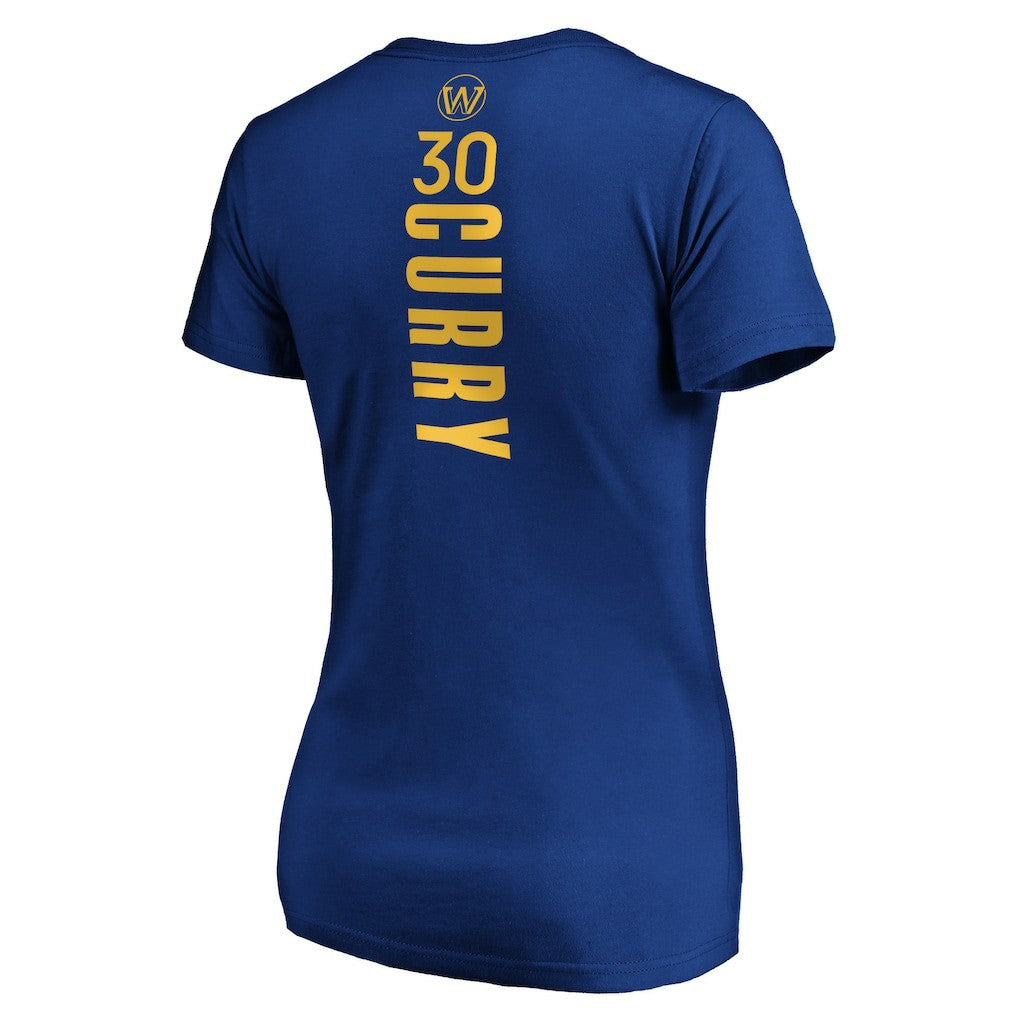 NBA Stephen Curry Golden State Warriors Women's Playmaker Name & Number V-Neck T-Shirt sale