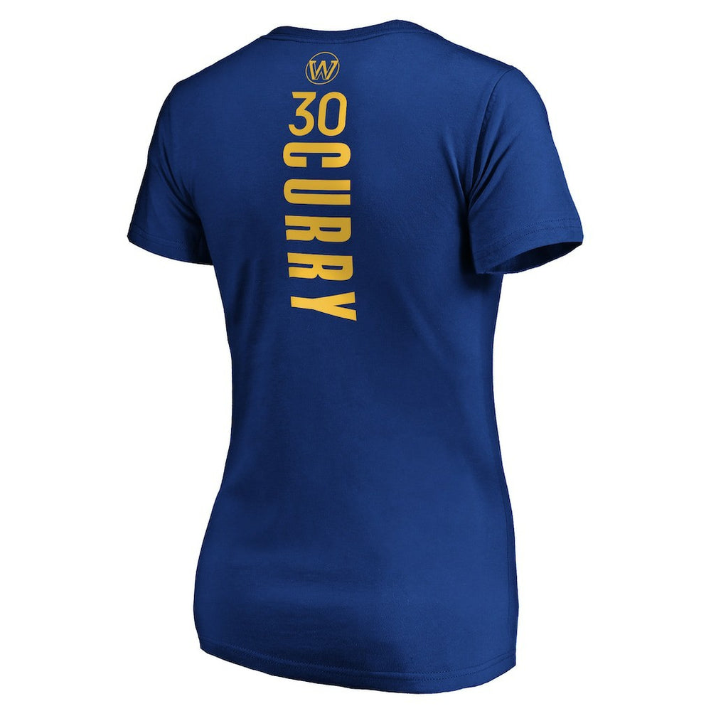NBA Stephen Curry Golden State Warriors Women's Playmaker Name & Number V-Neck T-Shirt sale