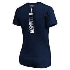 NBA Zion Williamson New Orleans Pelicans Women's Playmaker Name & Number V-Neck T-Shirt