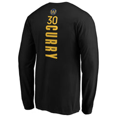 NBA Stephen Curry Golden State Warriors Playmaker Name & Number Long Sleeve T-Shirt sale