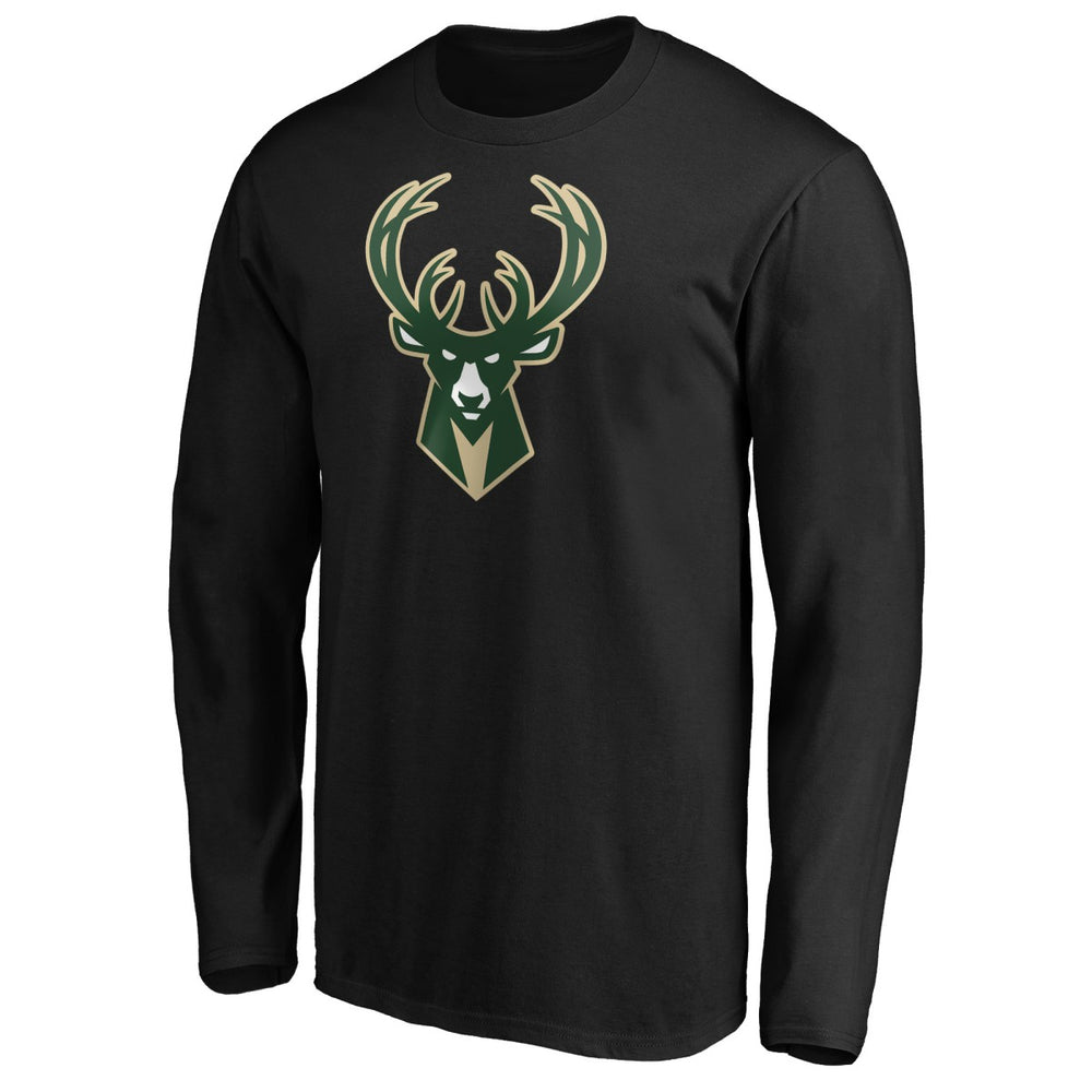 NBA Giannis Antetokounmpo Milwaukee Bucks Playmaker Name & Number Long Sleeve T-Shirt