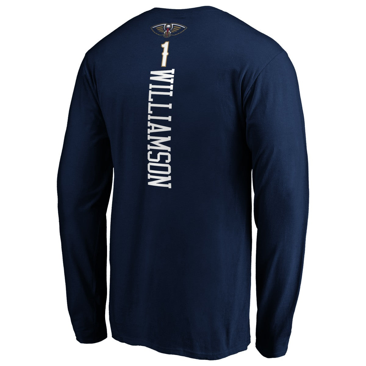 NBA Zion Williamson New Orleans Pelicans Playmaker Name & Number Long Sleeve T-Shirt