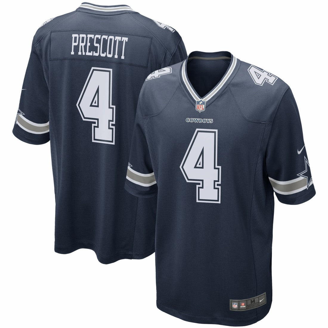 Dak Prescott  Game Team Jersey - Dallas Cowboys