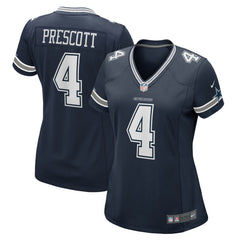 Dak Prescott  Women's Game Team Jersey - Dallas Cowboys