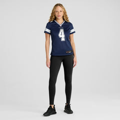 Dak Prescott  Women's Game Team Jersey - Dallas Cowboys