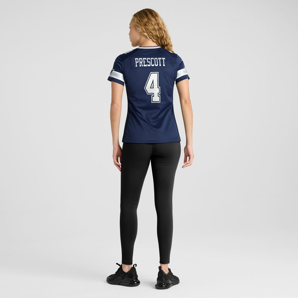Dak Prescott  Women's Game Team Jersey - Dallas Cowboys