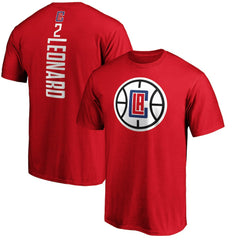 NBA Kawhi Leonard LA Clippers Team Playmaker Name & Number T-Shirt