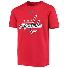 NHL Red TJ Oshie Washington Capitals Youth Player Name & Number T-Shirt