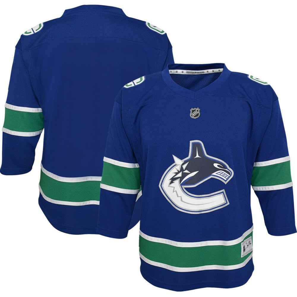 NHL Blue Vancouver Canucks Youth Replica Jersey