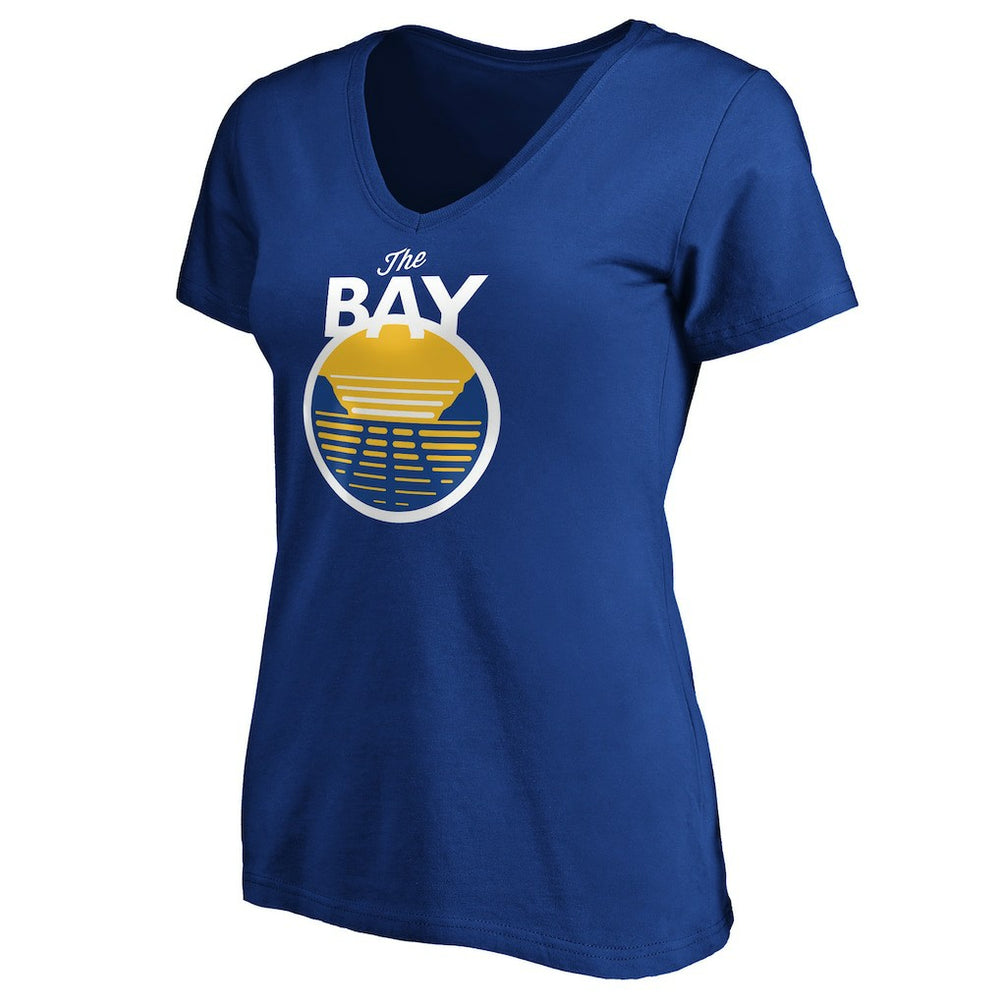 NBA Golden State Warriors Women's The Bay Statement Edition V-Neck T-Shirt sale