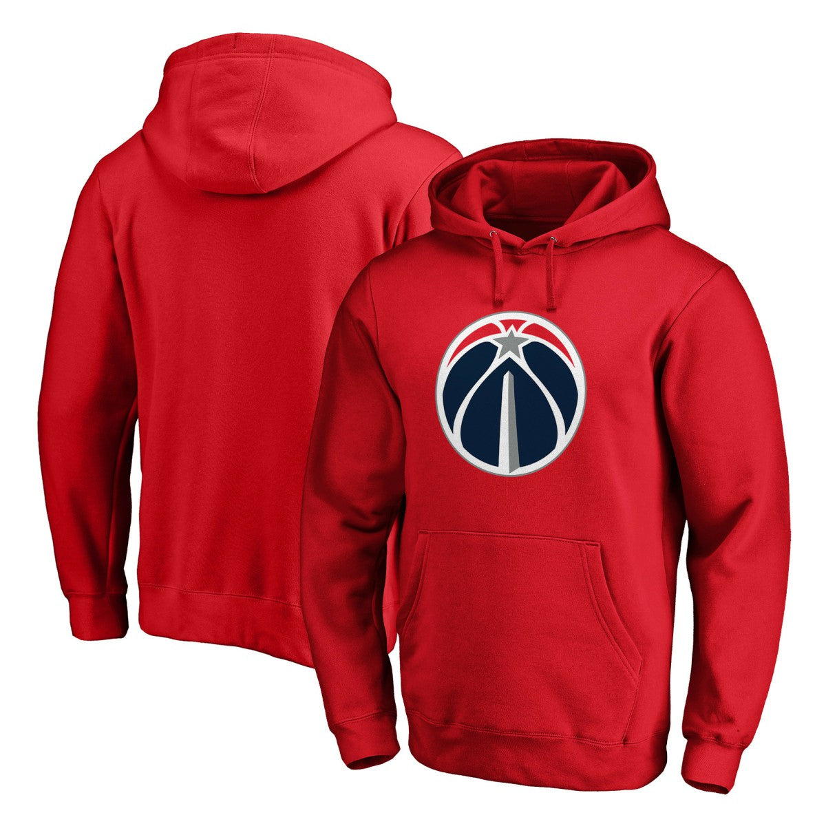 NBA Washington Wizards Icon Primary Logo Fitted Pullover Hoodie