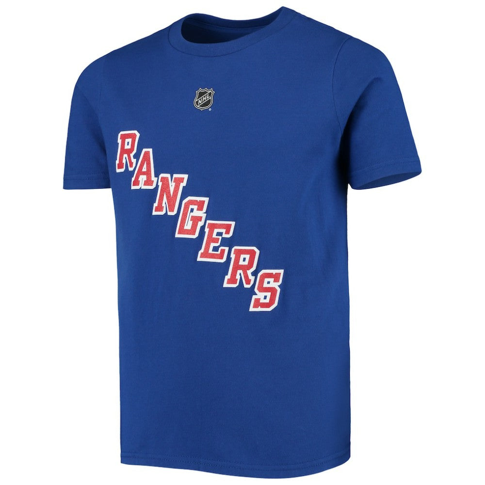 NHL Blue Artemi Panarin New York Rangers Youth Player Name & Number T-Shirt