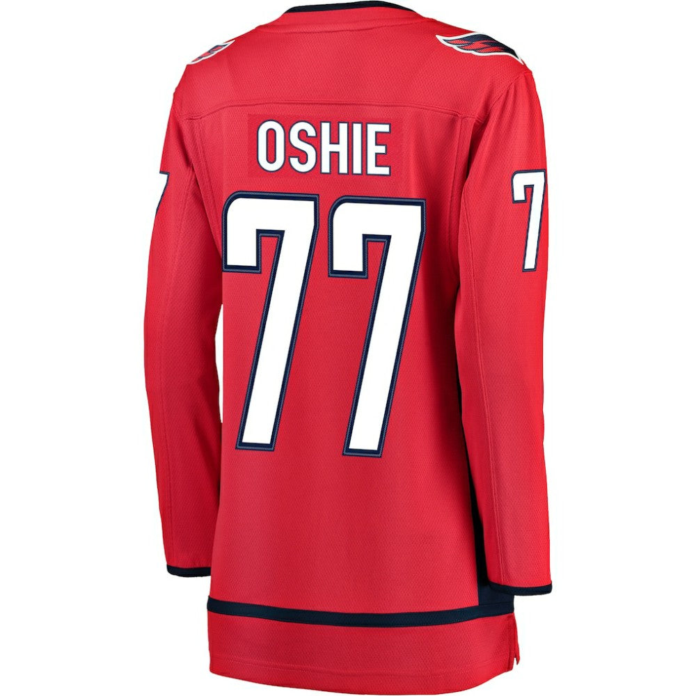 NHL Red TJ Oshie Washington Capitals Fanatics Women's Breakaway Player Jersey