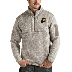 NBA Indiana Pacers Antigua Fortune Quarter-Zip Pullover Jacket