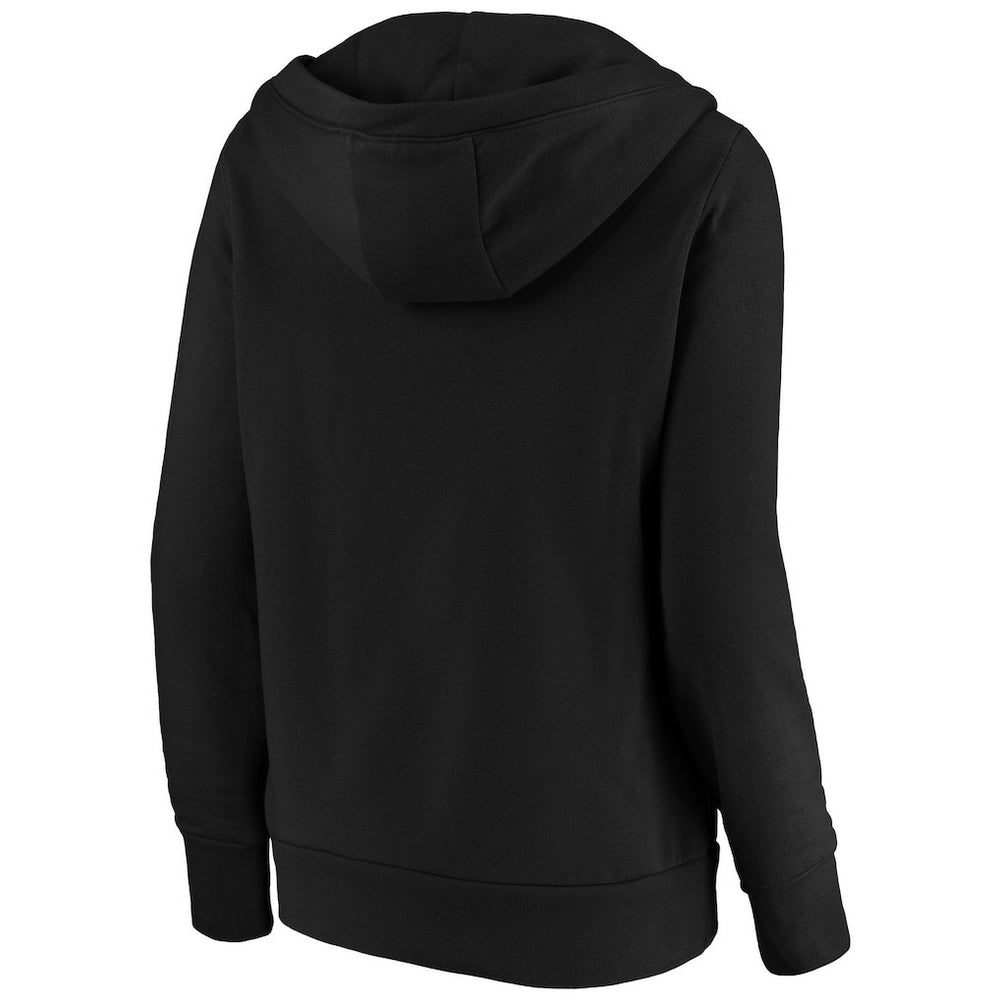 Women's Primary Team Logo V-Neck Pullover Hoodie - New Orleans Saints