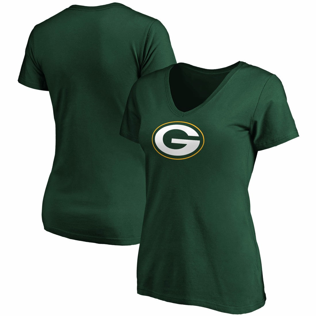Women's Primary Logo V-Neck T-Shirt - Green Bay Packers