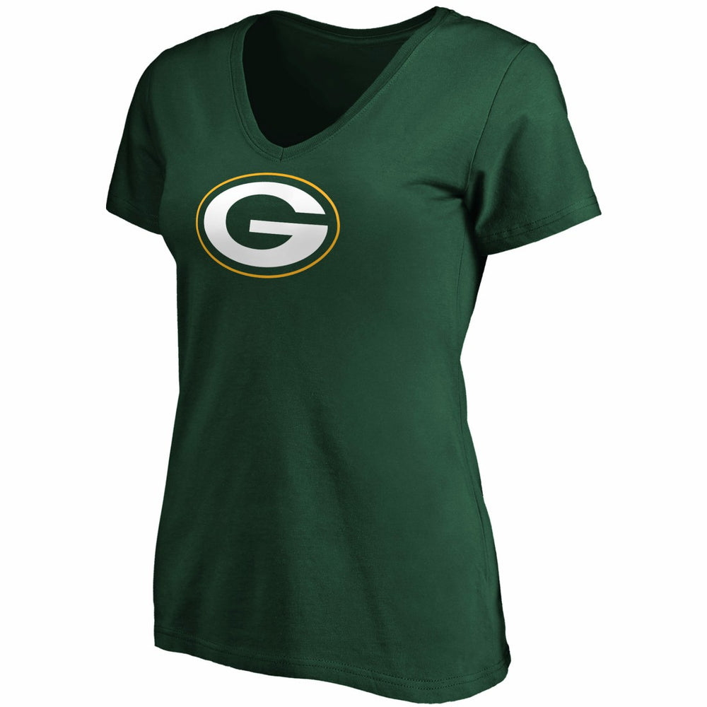 Women's Primary Logo V-Neck T-Shirt - Green Bay Packers