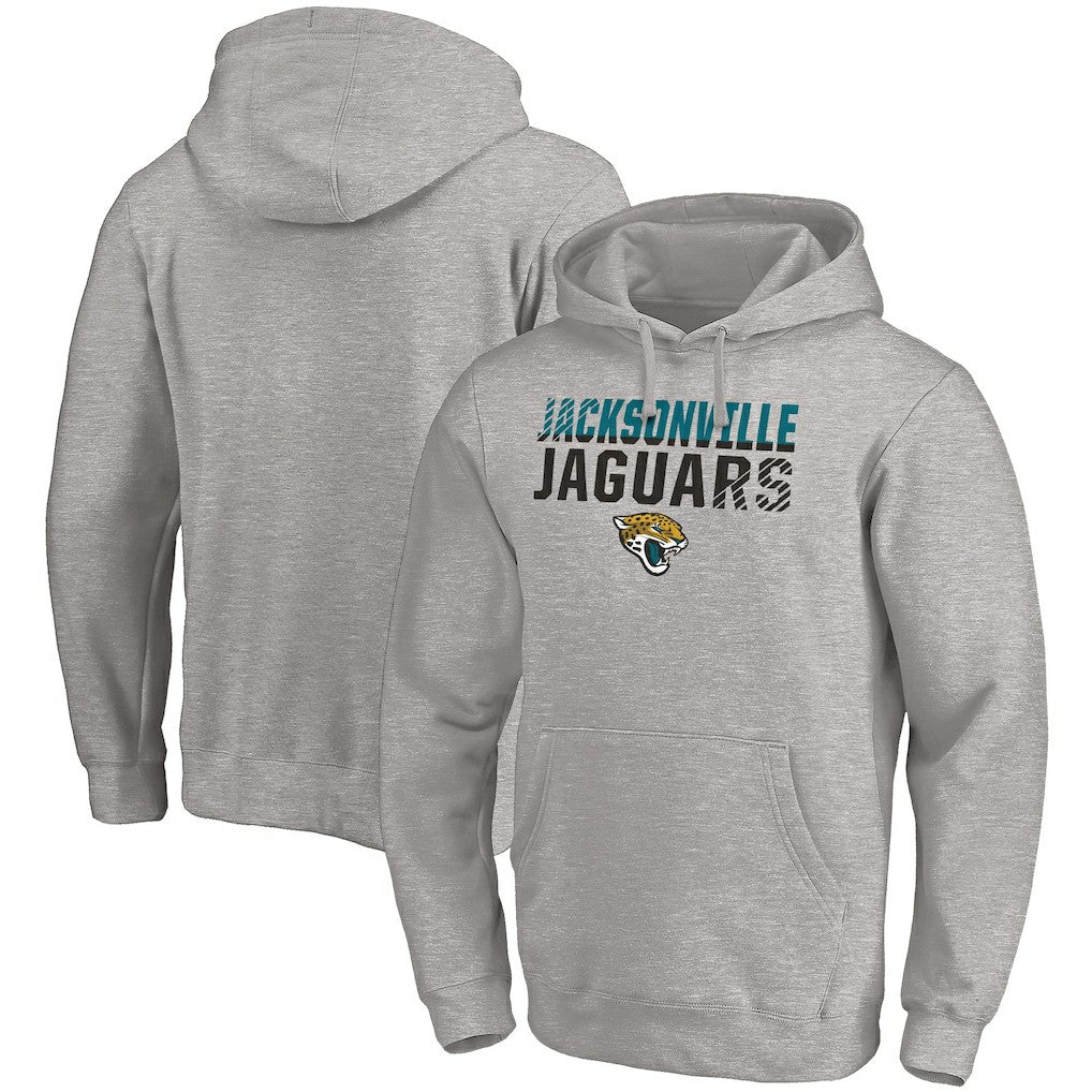 Fade Out Fitted Pullover Hoodie - Jacksonville Jaguars