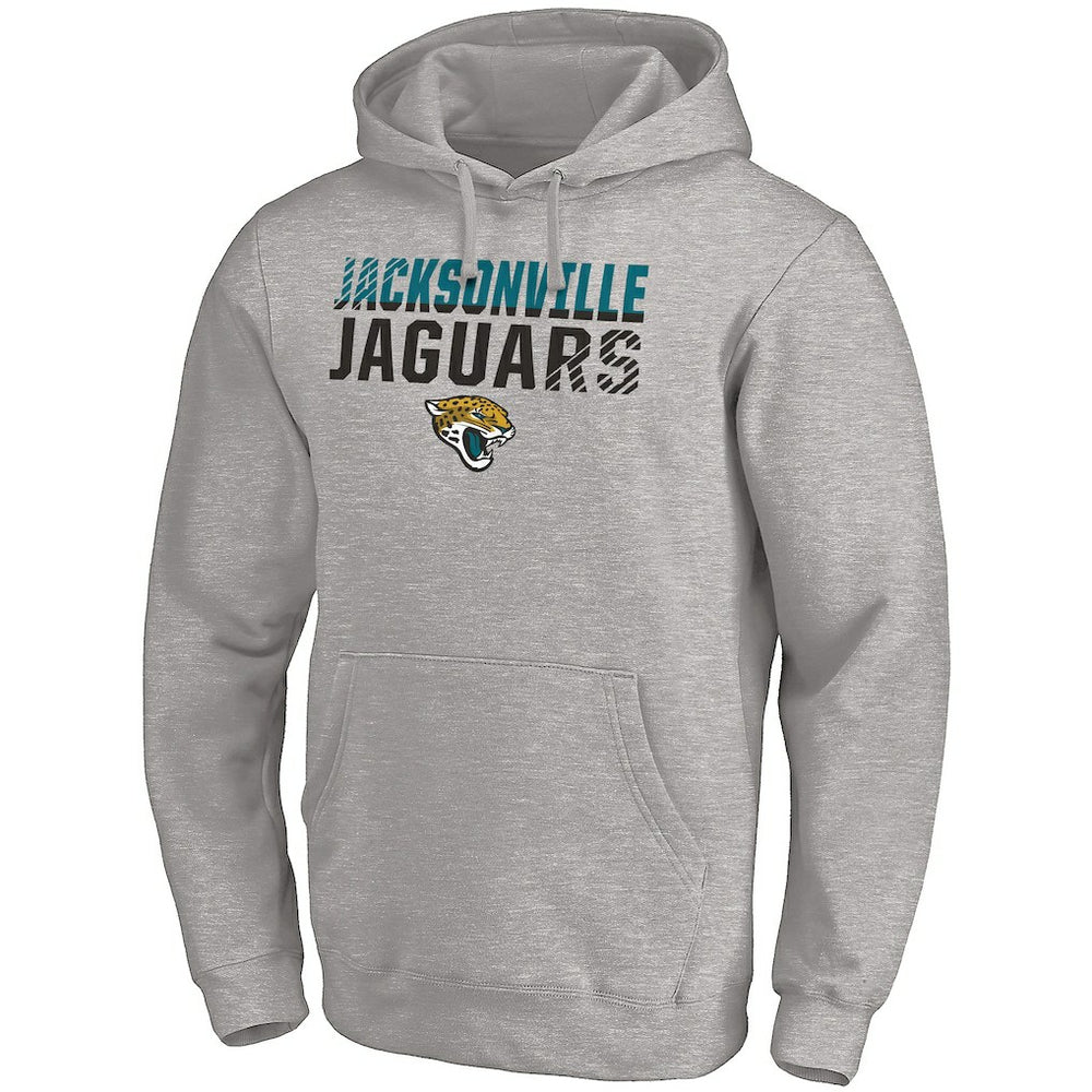 Fade Out Fitted Pullover Hoodie - Jacksonville Jaguars