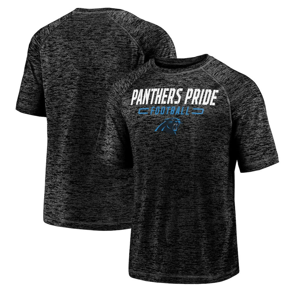 Nickname Wordmark Raglan Space Dye T-Shirt - Carolina Panthers