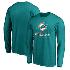 Team Lockup Long Sleeve T-Shirt - Miami Dolphins